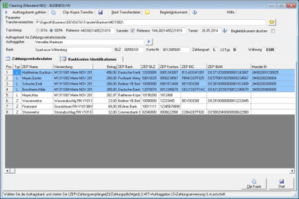 Ausgabe in geordneten Dateien
